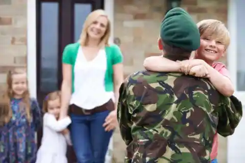 Daughter Surprises Soldier Father After 2 Years, Revealing She Now Has 2 Daddies