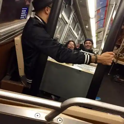 Mirror, Mirror On The Subway