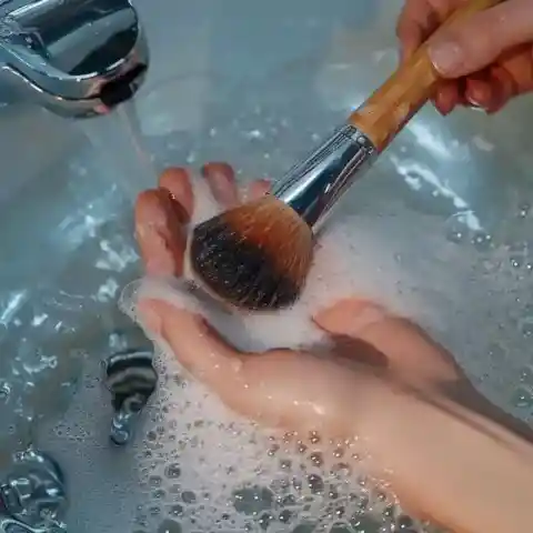 31. Using a Dirty Makeup Brush