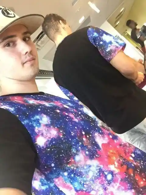 When the universe is painted on your clothes