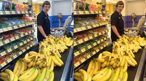 Cashier Went Bananas