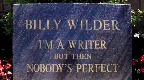 Billy Wilder Writes A Final Message