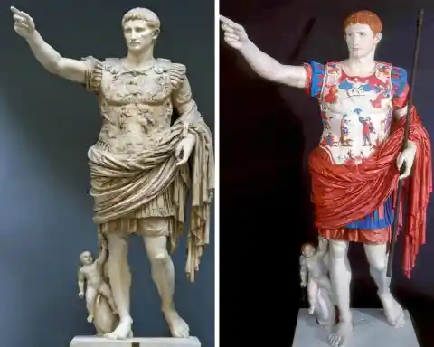 Greek Statues Were Very Colourful