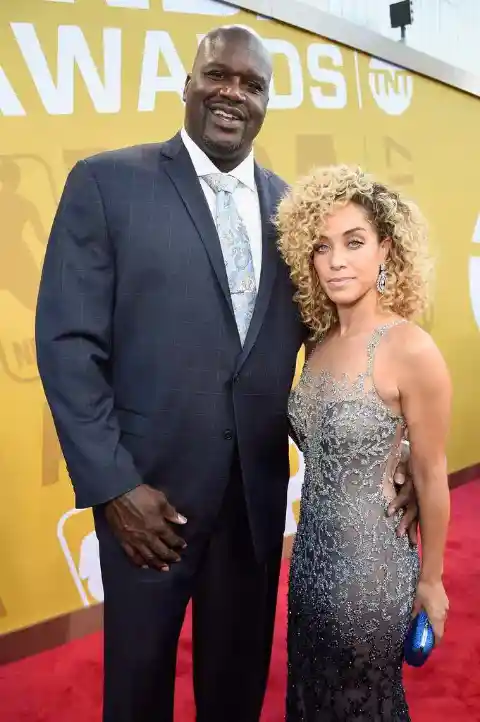 Shaquille O-Neal and Laticia Rolle