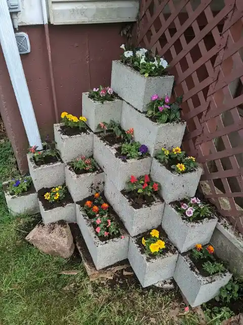 Brick garden