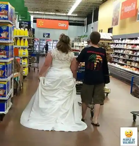 Runaway bride!