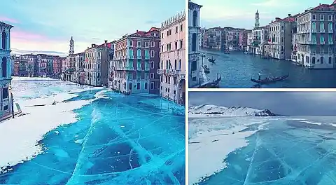 Lago Congelado En Venecia