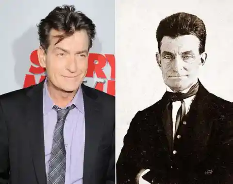 Charlie Sheen and John Brown