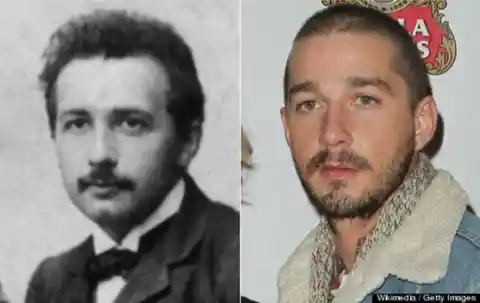 Shia LaBeouf and Albert Einstein