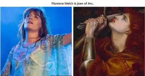 Florence Welch and Joan of Arc