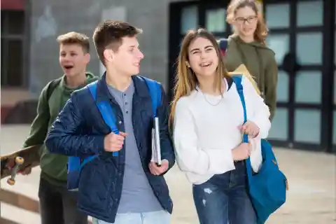 Dad Follows Daughter After She Insists On Walking To School Every Morning