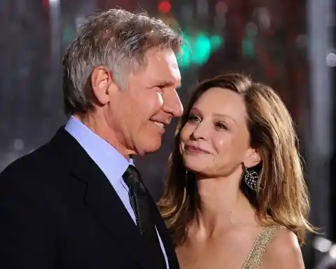 Grey Charm Harrison Ford And Calista Flockhart