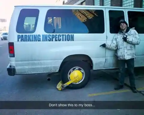 World's worst parking inspector