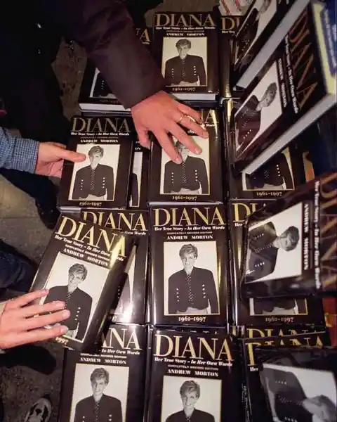 Diana's covert participation in the book that would lead to her divorce