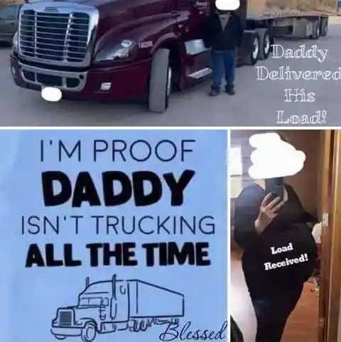 Proof That Daddy Isn't Trucking All of the Time