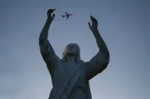 Jesus Killing A Mosquito