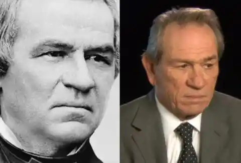 Tommy Lee Jones and Andrew Johnson