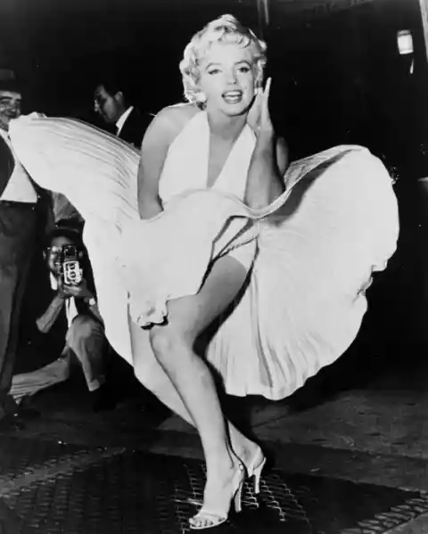 Matching Footsteps With Marlyn Monroe