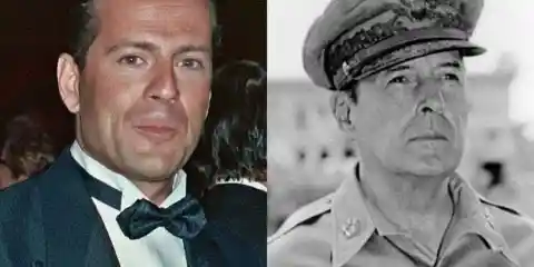 Bruce Willis and Douglas MacArthur