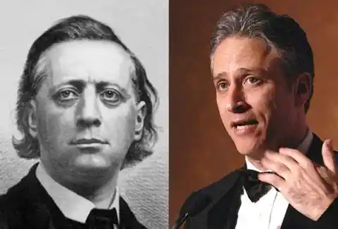 Jon Stewart and Henry Ward Beecher