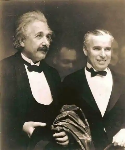 Chaplin And Einstein, 1931