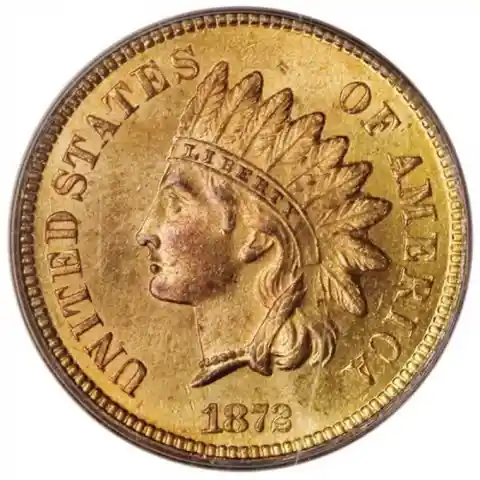 1872 Indian Head Penny – $126,500