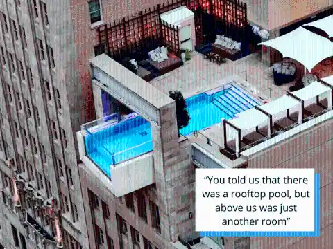 Rooftop pool