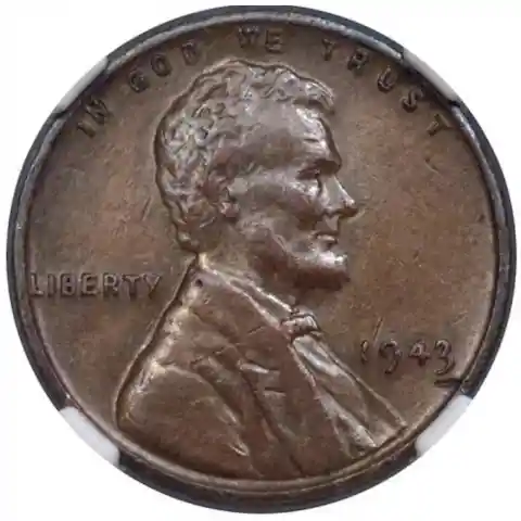 1943 Bronze Lincoln Penny – $204,000