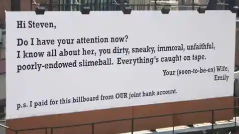 A Billboard Display Of Karma