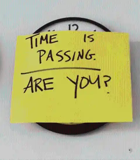 15. Even the time is passing, why cant I!