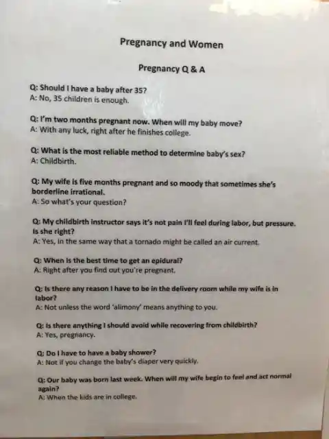 Perfect Pregnancy FAQ