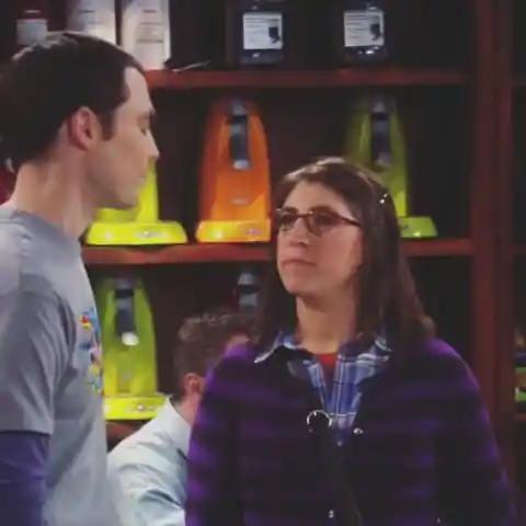 Mayim Bialik as Amy Farrah Fowler – Then