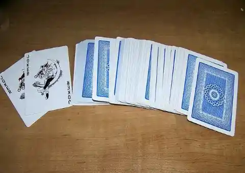 Clean playing cards