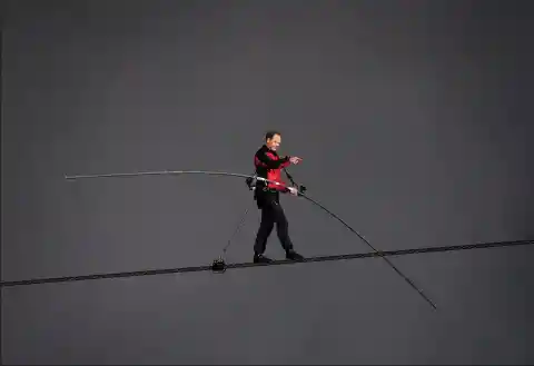 Farthest Tightrope Walk in One Minute