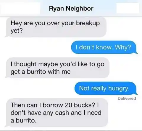 Breakup Burrito