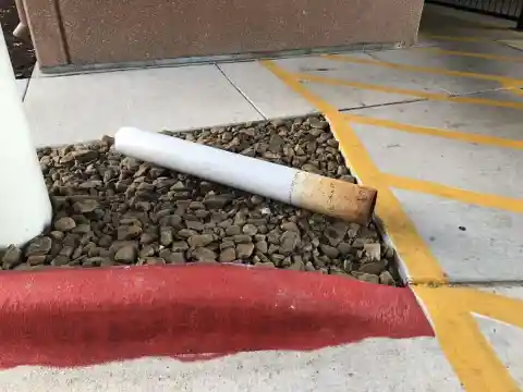 Cigarette Lying Around