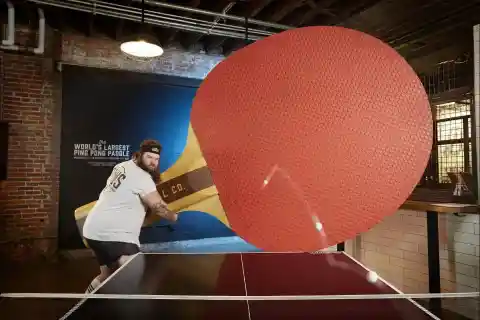 Largest Ping Pong Paddle