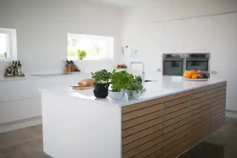 Standing By The Kitchen Sink 