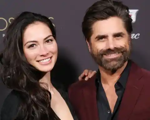 John Stamos and Caitlin McHugh