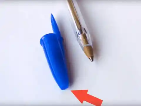 Hole in A Cap of Ballpoint Pen