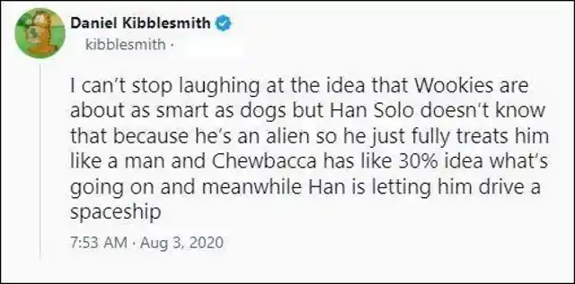Han Solo Supports Chewbacca