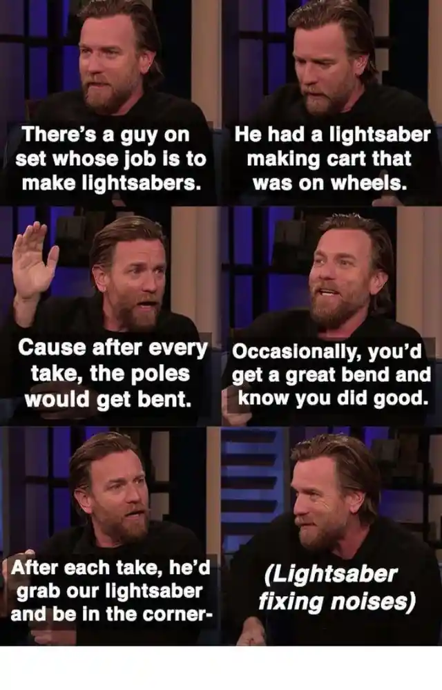The lightsaber guy