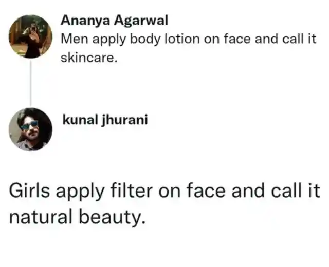 Lacking Men Makeup