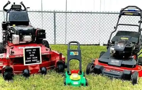 We're Just Impressed They Own so Many Lawnmowers