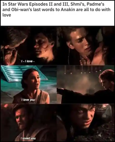 Even love was unable to save Anakin
