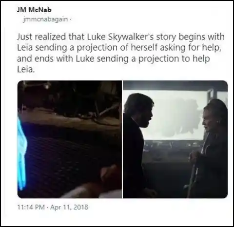 Luke and Leia Have Come to Full Circle