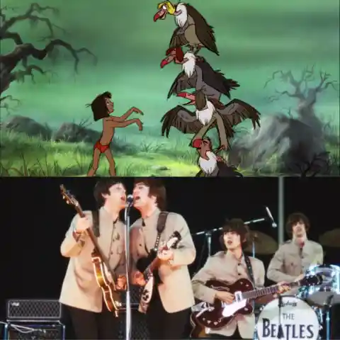 The Beatles featured in The Jungle Book.