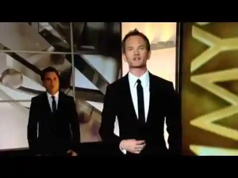 2013 Emmy Awards: Guy Appearing Behind Neil Patrick Harris