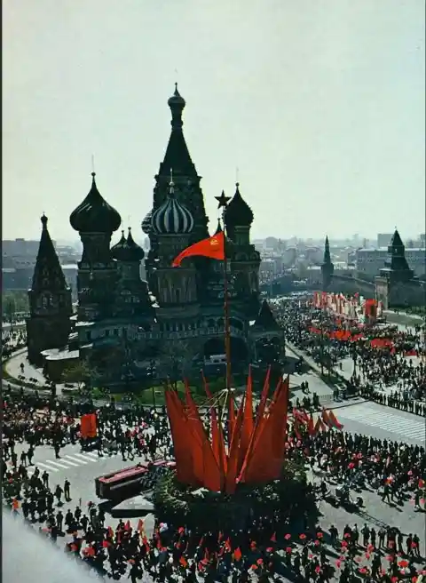 Moscow's Red Square in 1978