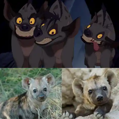 Hyenas aren't negative, and evil.